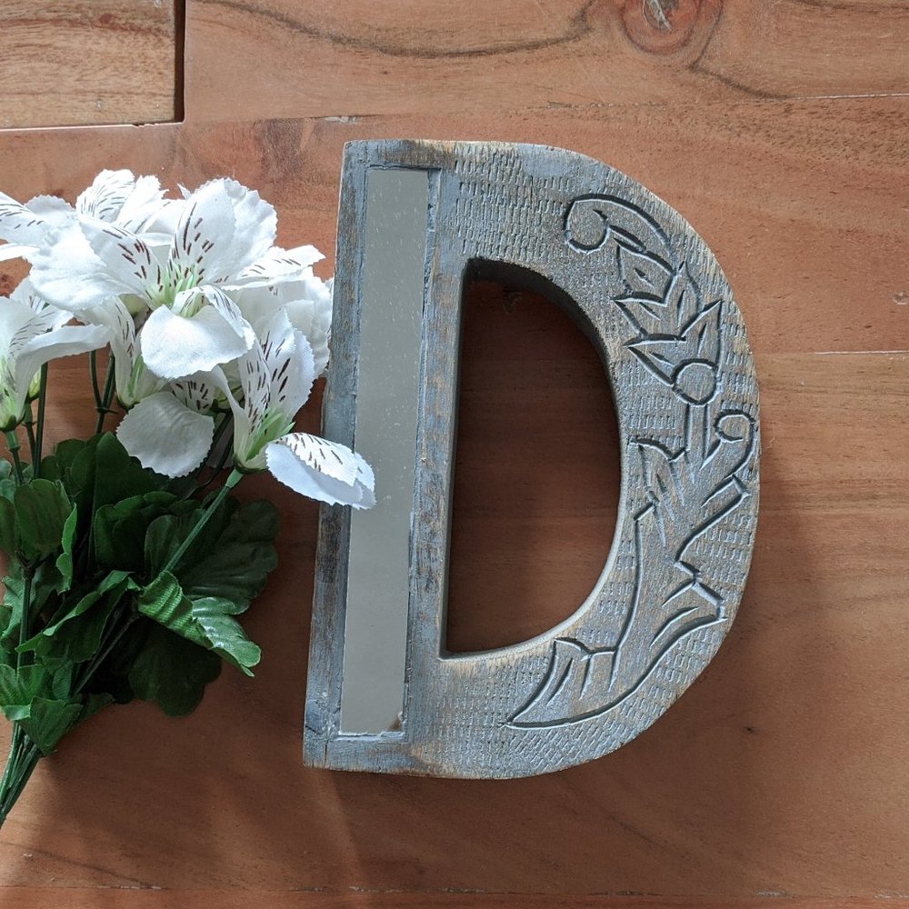 Wooden Decorative Letter D